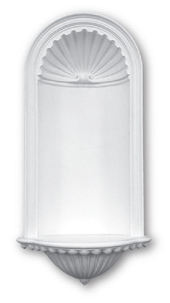Bright White Recessed Niche 52 Inch Tall - Lightweight and durable